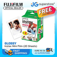 Fujifilm Instax Mini Glossy Film - Twin Pack 20 Sheets  | JG Superstore