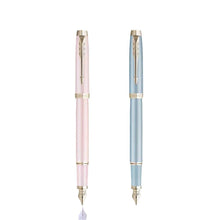 PARKER Hydrangea IM Kreatif Siri Bunga untuk Wanita Kotak Hadiah Pen Pancut Logam