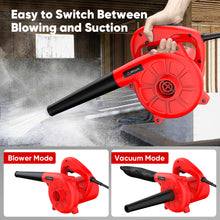 Mitsushi MGFJ25 220V 700W Economy Air Blower 2 IN 1 Electric Dust Aspirator Vacuum Blower Leaf Dust Extractors Blowing Dust Collecting Sweeper Blower Cleaner