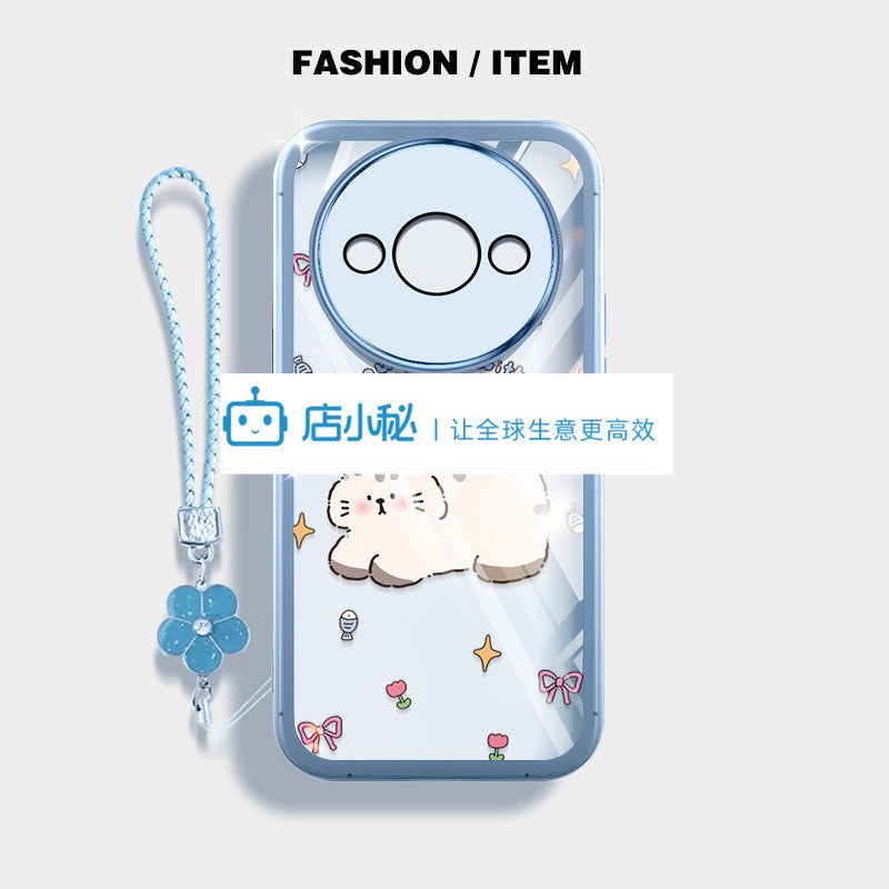 company name YBD INS Style Phone Case for Redmi A3 Xiaomi POCO C61 4G Soft and Cute Girl Style Cute