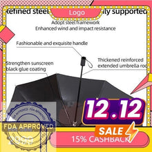 company name 【⏰24H Ship】Wholesale Price Umbrella Automatic UV Protection Windproof and Sunscreen Rai