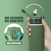 company name BPA Free Tumbler 1 Liter Water Bottle Fitness Sports Motivational Time Marker and Straw