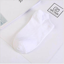 company name 5 Pairs Women Socks Breathable Sports socks Solid Color Boat socks Comfortable Cotton A
