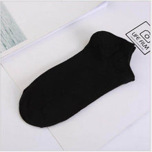 company name 5 Pairs Women Socks Breathable Sports socks Solid Color Boat socks Comfortable Cotton A