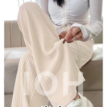 company name Fashion Women High Elastic Wide-leg Long Pants Loose Pants High Waist Seluar Panjang Wa