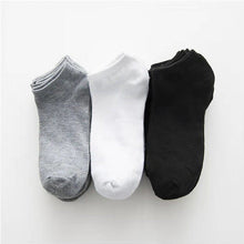 company name 5 Pairs Women Socks Breathable Sports socks Solid Color Boat socks Comfortable Cotton A