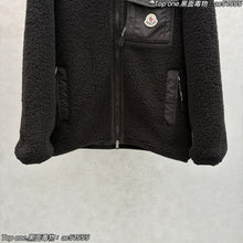 Original Label 1:1 MⓄNCLⒺR Emblem Lamb Wool Teddy Fleece Warm Coat Cotton Jacket Unisex