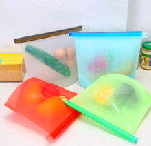Silicone fresh-keeping bag vacuum sealed bag food frozen storage bag refrigerator food fruit storage bag