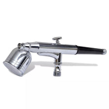 airbrush kit with glass jar and nozzles 0.2 / 0.3 / 0.5 mm