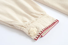 Japanese Strawberry Cat Multi-embroidered Double Pocket Jacket