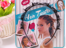 Braided headband small clip bangs fixed artifact hair band