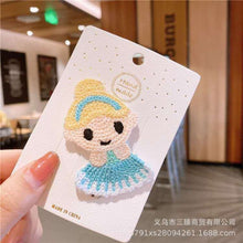 111Princess Cartoon Hairpin Hair Clip Girls Handmade Cute Korean style222