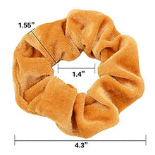 Chloven 45 Pcs Hair Scrunchies Velvet Elastics Hair Bands Scrunchy Hair Tie Ropes Scrunchie for Women Girls Hair Accessories Scrunchies - Great Gift for Holiday Seasons