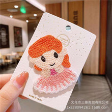 111Princess Cartoon Hairpin Hair Clip Girls Handmade Cute Korean style222