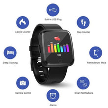 APPIE Fitness Tracker Waterproof Smart Watch with Full Touch Screen Sleep Heart Rate Monitor Blood Pressure Wrist Watch Activity Sport Watch for Men Women