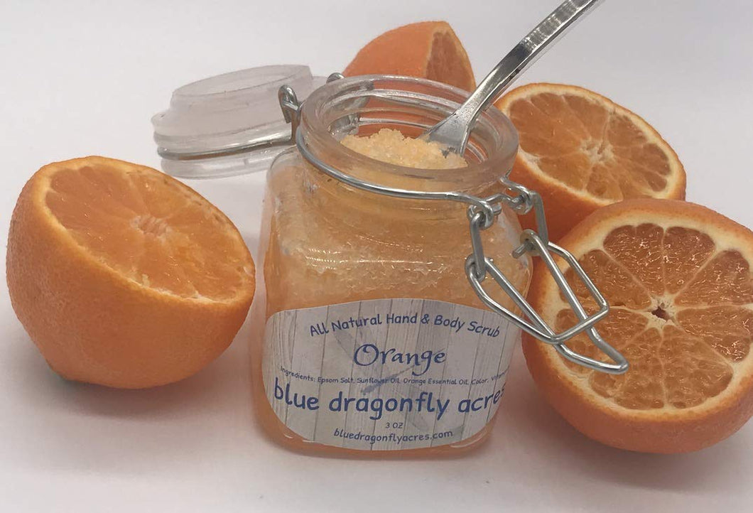 Orange Hand, Foot and Body Scrub