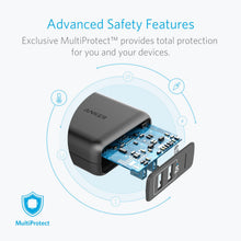 Anker Elite USB Charger, Dual Port 24W Wall Charger, PowerPort 2 with PowerIQ and Foldable Plug, for iPhone Xs/XS Max/XR/X/8/7/6/Plus, iPad Pro/Air 2/Mini 3/Mini 4, Samsung S4/S5, and More