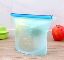 Silicone fresh-keeping bag vacuum sealed bag food frozen storage bag refrigerator food fruit storage bag
