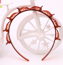 Braided headband small clip bangs fixed artifact hair band