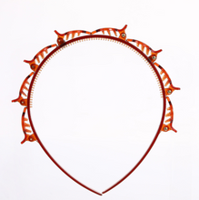 Braided headband small clip bangs fixed artifact hair band