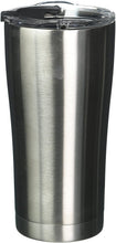Tervis Stainless Steel Insulated Tumbler with Black with Gray Lid, 24 oz Water Bottle, Silver