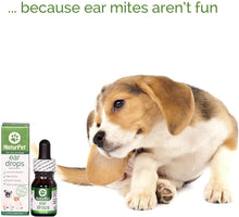 NaturPet Ear Drops | Natural Ear Infection Medicine for Dogs and Cats | Ear Cleaning | Wax, Yeast, Itching, Odours