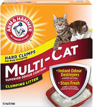ARM & HAMMER Multi-Cat Litter, Superior Odour Control, 18-kg