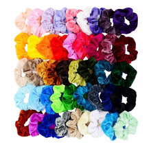 Chloven 45 Pcs Hair Scrunchies Velvet Elastics Hair Bands Scrunchy Hair Tie Ropes Scrunchie for Women Girls Hair Accessories Scrunchies - Great Gift for Holiday Seasons