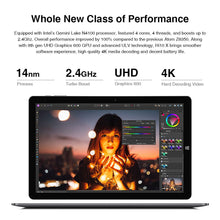 CHUWI Hi10 X 10.1 inch FHD Screen Intel N4100 Quad Core 6GB RAM 128GB ROM Windows Tablets Dual Band 2.4G/5G Wifi BT5.0 black_Tablet + Pen + Keyboard