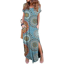 Sexy Women Dress Plus Size 5XL Summer 2020 Casual Short Sleeve Floral Maxi Dress For Women Long Dress Free Shipping Lady Dresses
