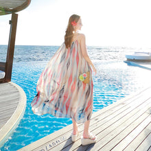Bohemian seaside holiday travel Summer Sundress Vintage Short Sleeve Long Party Maxi Long Dress Casual Robe Vestidos