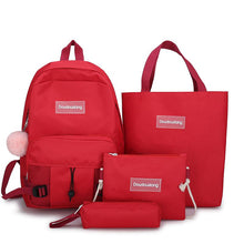 4 Pcs/Set School Bags for Teenage Girls 2020 Waterproof Travel Backpack Women Book bags Student kid Schoolbag Muchila Escolar