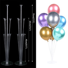 7/10 tube balloon stand birthday balloons arch stick holder wedding decor baloon globos birthday party decorations kids ballon