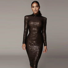 Adyce 2020 Neue Sommer Frauen Mode Grün O Neck Kleid Sexy Lange Hülse Pailletten Schwarz Club Promi Runway Party Kleid vestidos