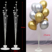7/10 tube balloon stand birthday balloons arch stick holder wedding decor baloon globos birthday party decorations kids ballon