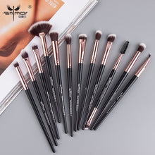 Anmor Makeup Brushes Set 3-12pcs/lot Eye Shadow Blending Eyeliner Eyelash Eyebrow Make up Brushes  Professional Eyeshadow Brush
