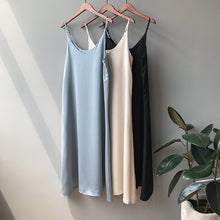 GOPLUS Women's Dress Satin Sling Strap Dresses Sexy Summer Backless Dress 2020 Ropa Mujer Sukienki Letnie Robe Femme Vestidos
