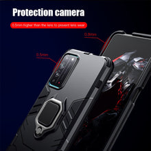 KEYSION Shockproof Armor Case for Honor X10 5G 30 Pro+ Plus 30s 9C 9S 9A Ring Stand Phone Back Cover for Huawei Y5P Y6P Y7P Y8P