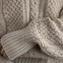 Winter Knitted Sweater Female Autumn V Neck Sexy Casual Loose Solid Color Pullovers Knitwear Women OL Tops Jumper Pull Femme