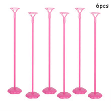 7/10 tube balloon stand birthday balloons arch stick holder wedding decor baloon globos birthday party decorations kids ballon