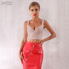 ADYCE 2020 Neue Sexy Frauen Bandage Tops Bluse Promi Runway Kurze Top Weste Rayon V-ausschnitt Tank Luxus Abend Party Frauen tops