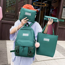 4 Pcs/Set School Bags for Teenage Girls 2020 Waterproof Travel Backpack Women Book bags Student kid Schoolbag Muchila Escolar