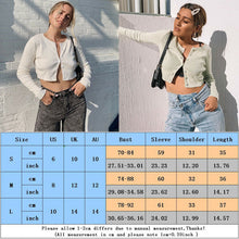 2020 Autumn Sexy Slim Fit Sweater Women Long Sleeve Open Front Cardigan Button Up Knitting Jumper Crop Tops Mujer White