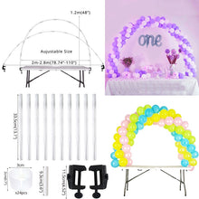 7/10 tube balloon stand birthday balloons arch stick holder wedding decor baloon globos birthday party decorations kids ballon