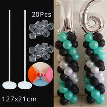 7/10 tube balloon stand birthday balloons arch stick holder wedding decor baloon globos birthday party decorations kids ballon