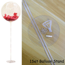7/10 tube balloon stand birthday balloons arch stick holder wedding decor baloon globos birthday party decorations kids ballon