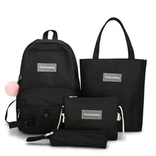 4 Pcs/Set School Bags for Teenage Girls 2020 Waterproof Travel Backpack Women Book bags Student kid Schoolbag Muchila Escolar