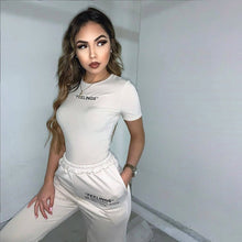 ArtSu White Embroidery Letter Knit Short Sleeve Bodysuits Women Clothes Summer 2020 Sexy Body Suit Tops Ropa Mujer ASJU20697