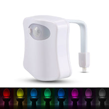 Smart PIR Motion Sensor Wc Sitz Nacht Licht 8 Farben Wasserdicht Hintergrundbeleuchtung Für Wc Schüssel LED Luminaria Lampe WC Wc licht