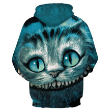 Mr.1991INC nouveautés hommes/femmes 3d Sweatshirts imprimé Cheshire Cat mince sweat à capuche veste à capuche décontractée pulls YXQL083